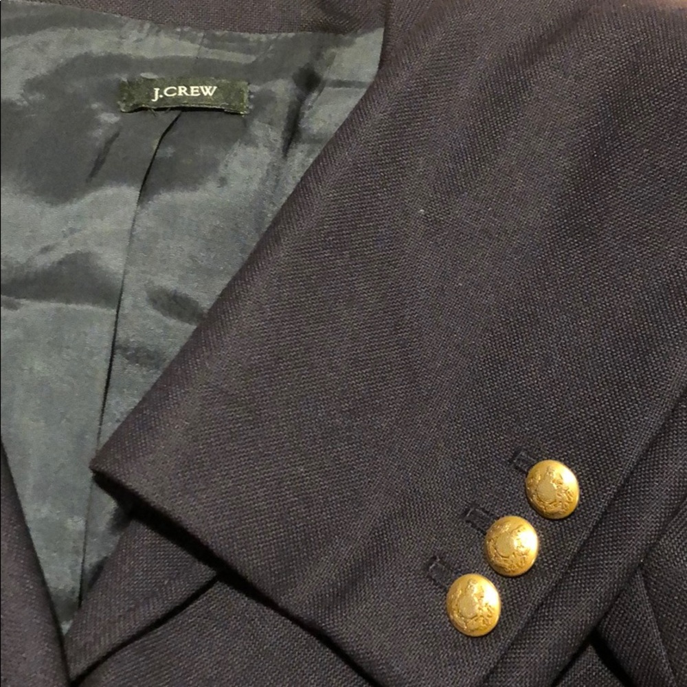 J Crew 3 button blazer in navy!